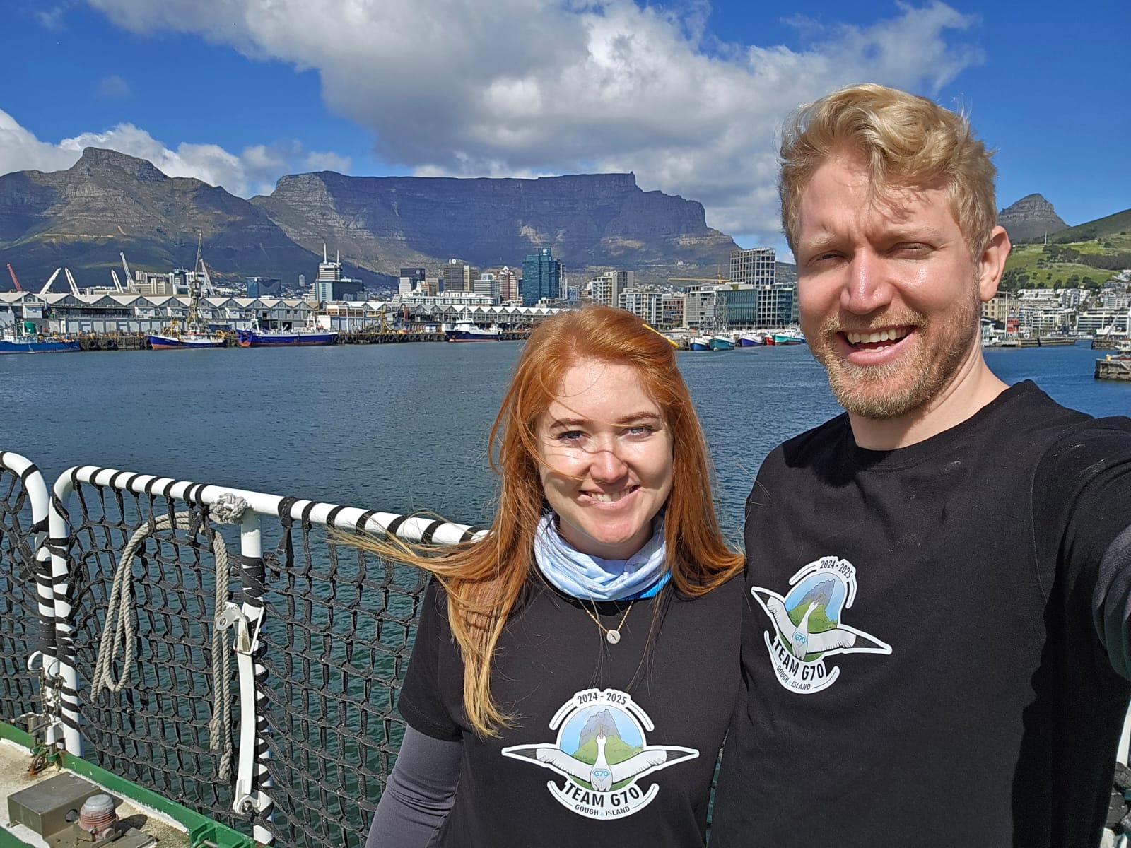 Michelle Risi and Chris Jones on SA Agulhas II 2024 09 05