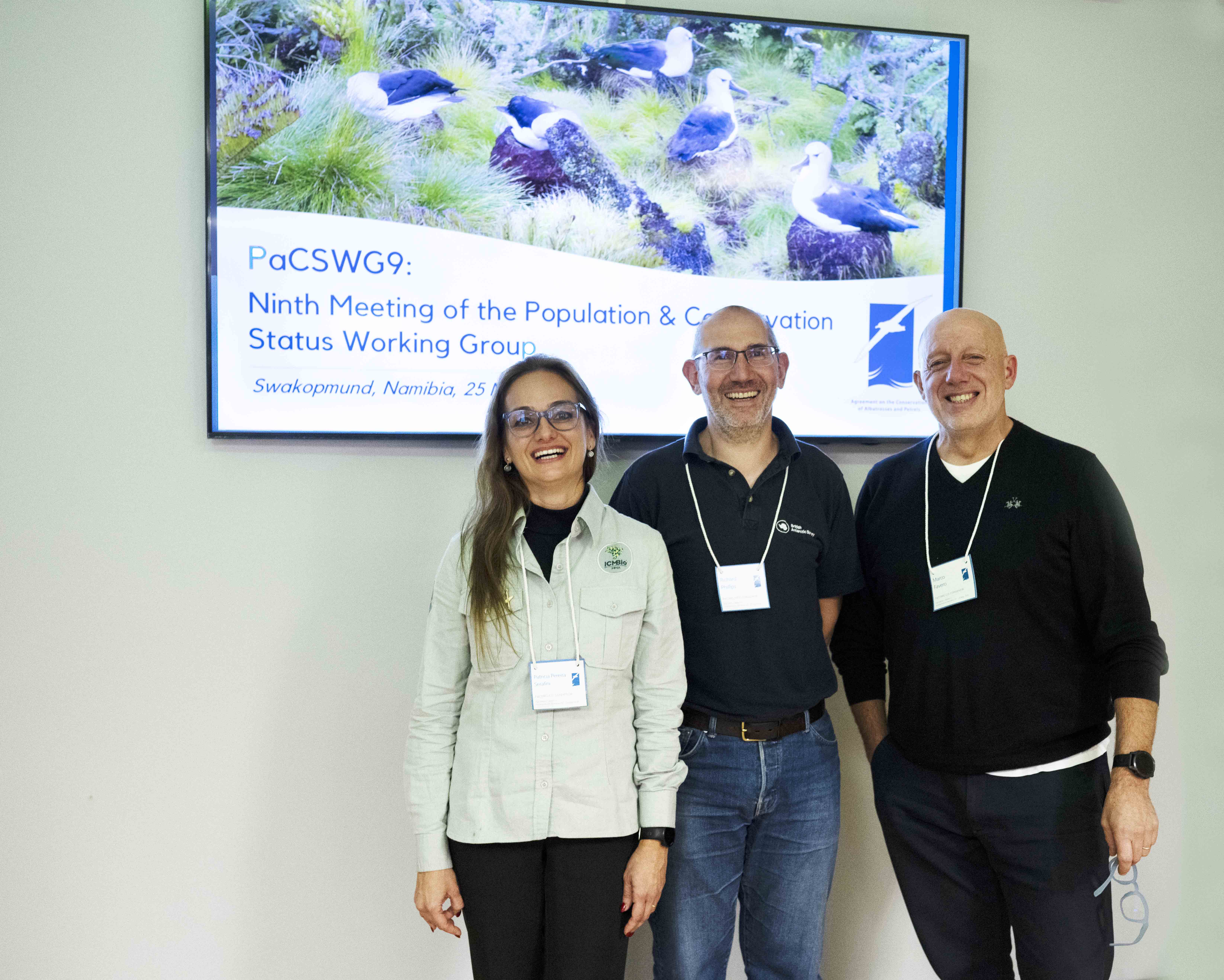 PaCSWG convenors Patricia Serafini Richard Phillips Marco Favero Swakopmund Namibia Barry Baker