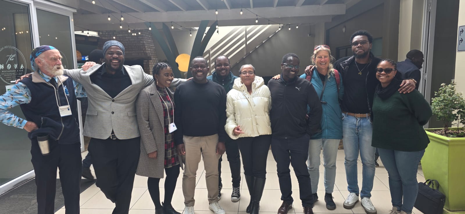 Afruca contingent at AC15 Makhudu Masotla